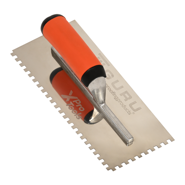 XPro Tools Square Notch Trowel, 1/8" x 1/8"