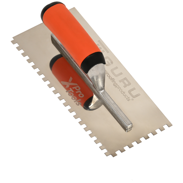 XPro Tools Square Notch Trowel, 3/16" x 3/16"
