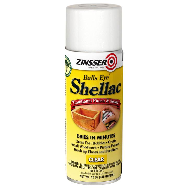 Zinsser Bulls Eye Shellac Clear - Protective clear finish for wood and more
