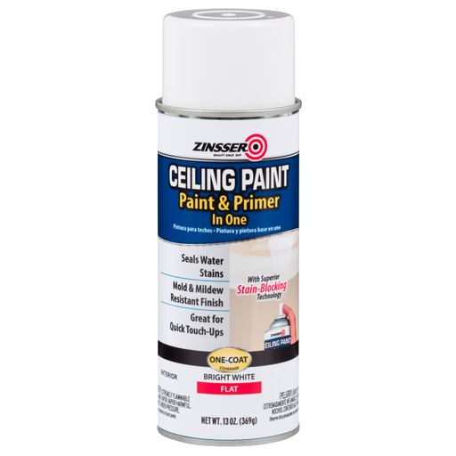 Zinsser Ceiling Paint - Paint and Primer in One, 13oz