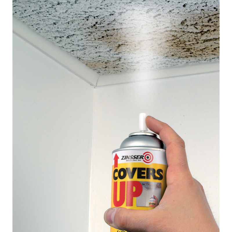 Zinsser COVERS UP Ceiling Paint & Primer In One, 13oz