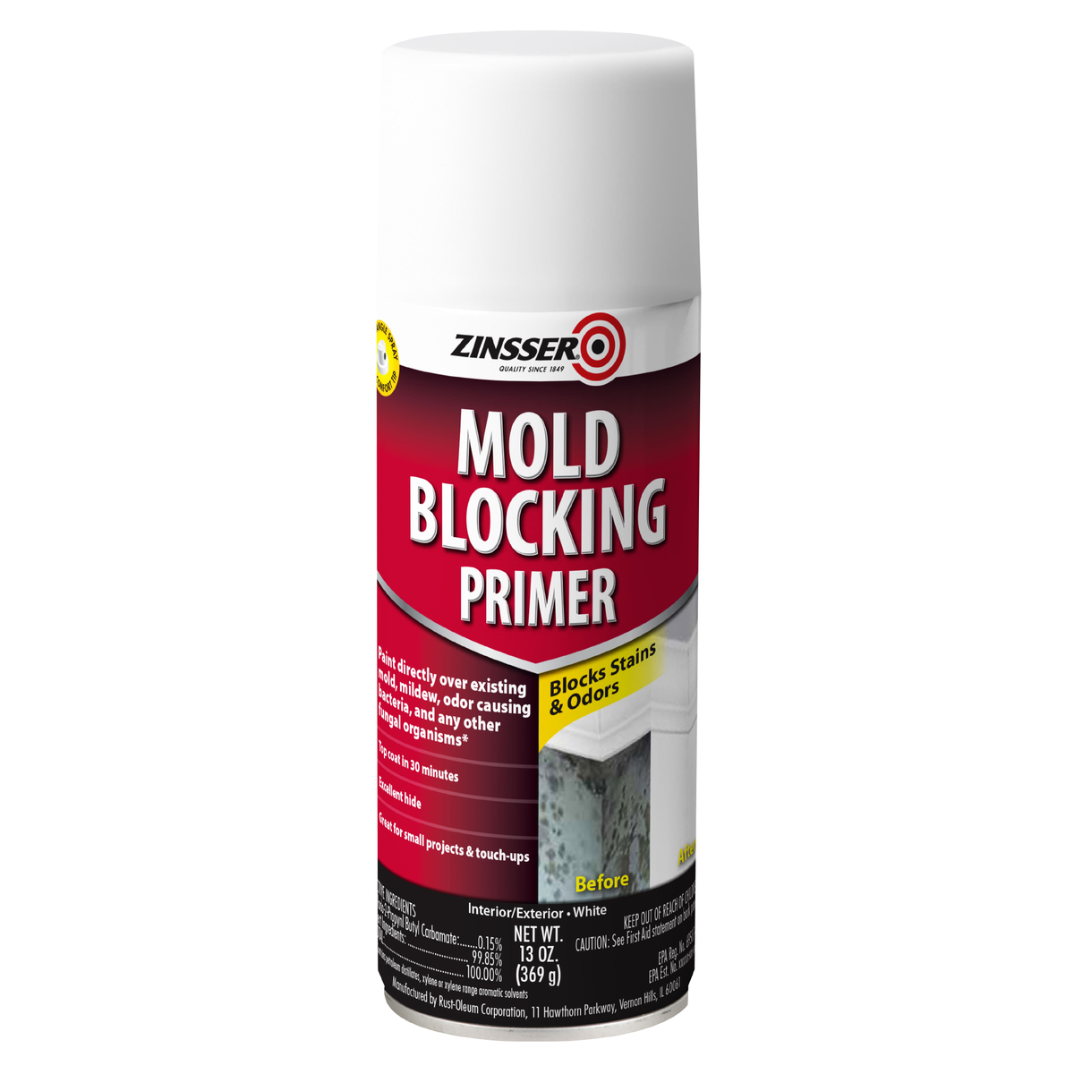 Zinsser Mold Killing Primer - Effective Mold Removal Solution