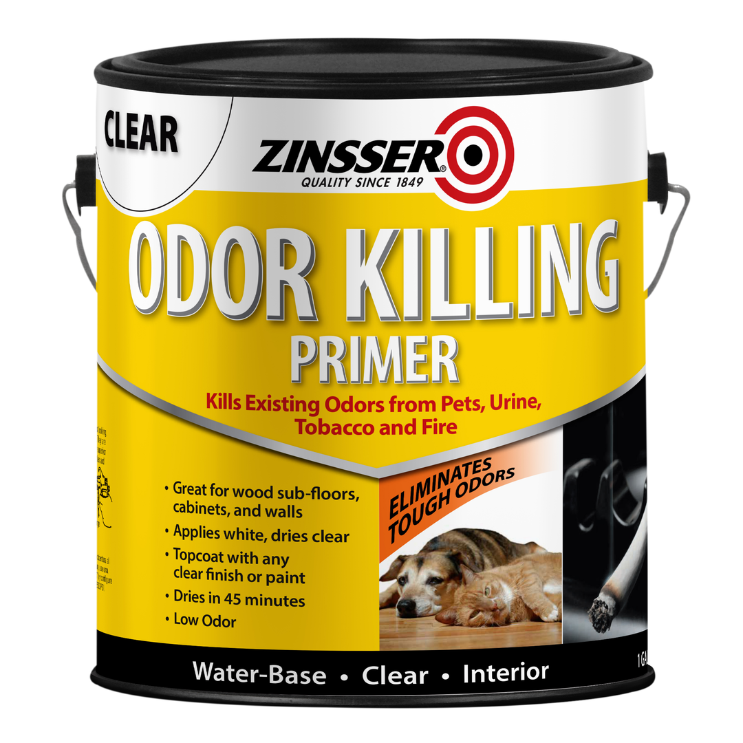 Zinsser Odor Killing Primer - Seals and blocks odors effectively