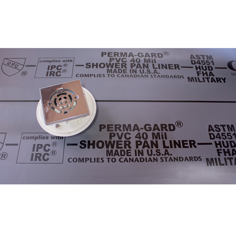 Permagard Pvc Shower Pan Liner 5ft Tile This